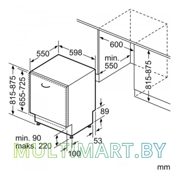 Посудомоечная машина Bosch SMV8YCX02E картинка 7